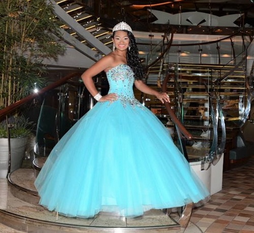 Blue Dress Quinceanera